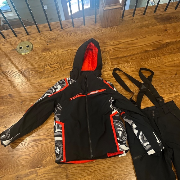 Spyder Ski Bibs and Jacket - Picture 2 of 4